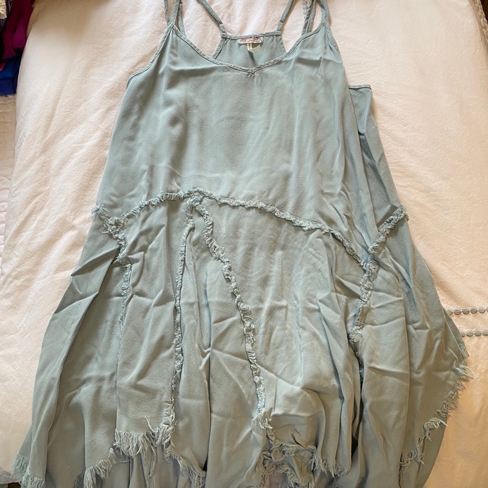 Free People Light Blue Mini Dress